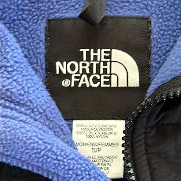 The North Face Blue And Black Fleece Vest - Picture 2 of 5